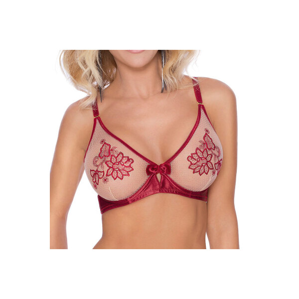 R&oacute;za Mehendi soft-bra claret
