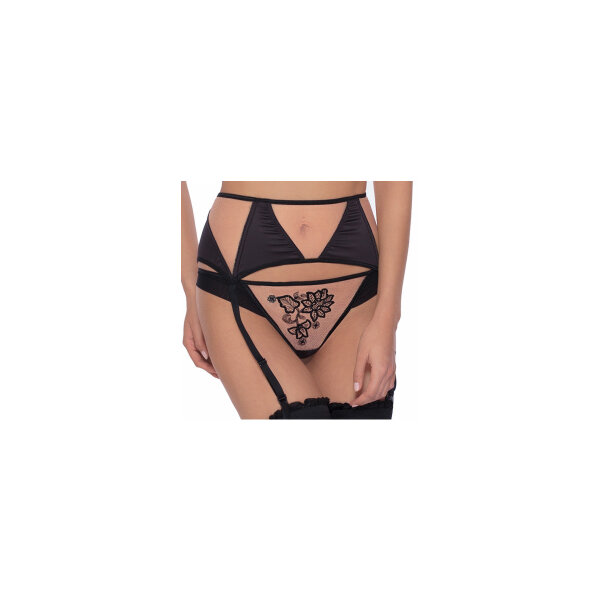 R&oacute;za Mehendi garter belt schwarz