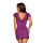 Obsessive Moketta chemise & thong purple