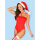 Obsessive Kissmas teddy red with stockings