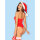 Obsessive Kissmas teddy red with stockings