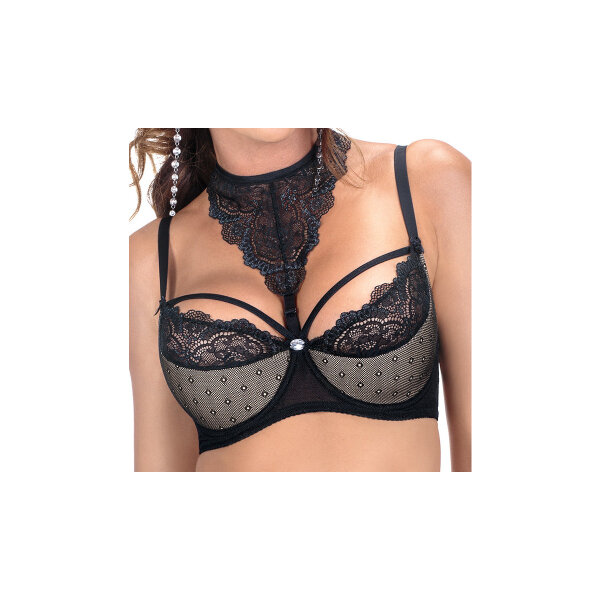R&oacute;za Zulaj push-up bra black