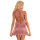 LivCo Corsetti Fashion Ressia chemise & thong powder