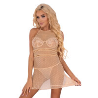 LivCo Corsetti Fashion Vannas chemise & thong beige