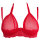 Axami Plus Size bra red