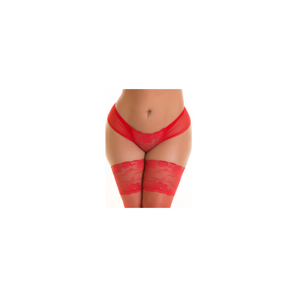 Axami Plus Size string red