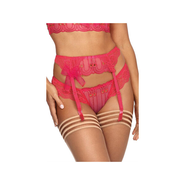 Axami garter belt pink