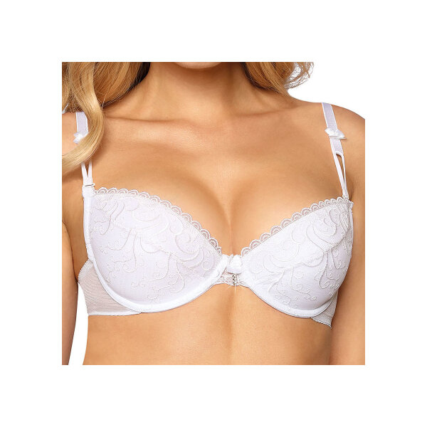 R&oacute;za Anuk push-up bra white