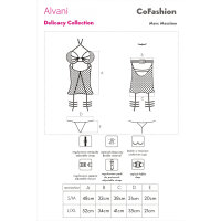 CoFashion Lingerie Alvani Strapscorsage schwarz