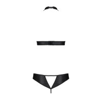 Passion Malwia 2pcs set with open bra black