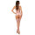 LivCo Corsetti Fashion Persinne corset & thong with stockings peach