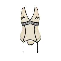 Passion Viena corset & thong beige
