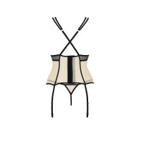 Passion Viena corset & thong beige