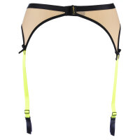 Axami garter belt beige-black