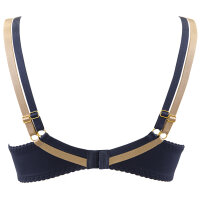 Axami push-up bra blue-beige