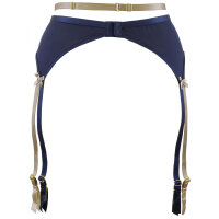 Axami garter belt blue-beige
