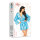 Beauty Night Fashion Sherie peignoir & thong turquoise
