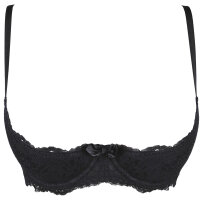Axami bra black with open cups