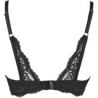 Axami bra black with open cups