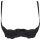 Axami bra black with open cups