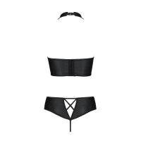 Passion Nancy Size Plus bikini 2pcs set black