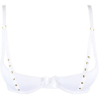 Axami bra white with open cups