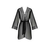 Passion Amberly Size Plus peignoir black