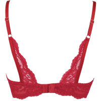 Axami bra red with open cups