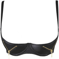 Axami bra black with open cups