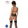 Passion Dominica corset & thong beige