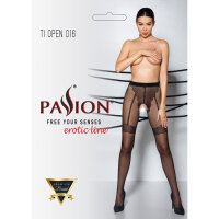 Passion TI Open Strumpfhose open ouvert tights black