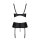 Passion Jannies corset & thong with open cups black