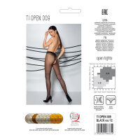 Passion TI Open Strumpfhose open ouvert tights black