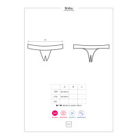 Obsessive Shibu crotchless thong black