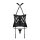 Passion Hima corset & thong black