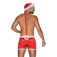 Obsessive Mr Claus costume red