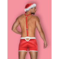 Obsessive Mr Claus costume red