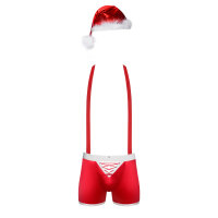 Obsessive Mr Claus costume red