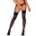 Obsessive Romanesa crotchless garter belt black