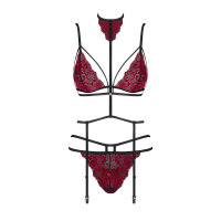 Obsessive Sugestina 3pcs set red