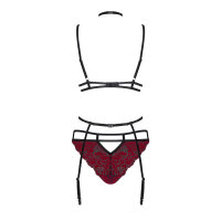 Obsessive Sugestina 3pcs set red