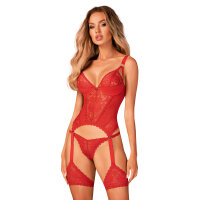 Obsessive Belovya corset & thong red