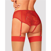 Obsessive Dagmarie garter panties red