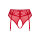 Obsessive Dagmarie garter panties red