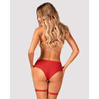 Obsessive Belovya garter panties red