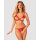 Obsessive Bergamore 2pcs set with open cups red