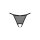 Obsessive Celia Noir crotchless thong black