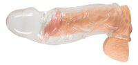 Crystal Clear Penis Sleeve with Ball Ring
