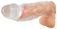 Crystal Clear Penis Sleeve with Ball Ring