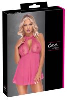 Cottelli LINGERIE - Babydoll pink L/XL